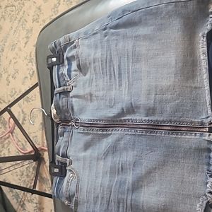 Denim mini skirt